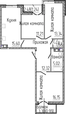 Купить четырехкомнатную квартиру у метро Парнас в Сертолове. Вариант № 6057399, 0, площадь -  квм, цена 12826692 рублей
