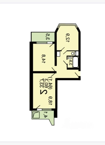 Купить квартиру в Москве. Вариант № 9126183, 18, площадь - квм, цена 23800000 рублей