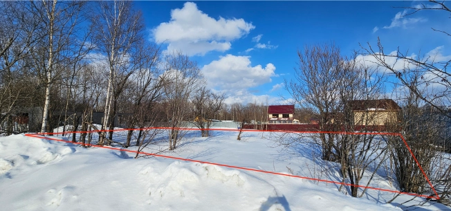 Купить земельный участок на улице Берёзовый переулок в Южно-Сахалинске. Вариант № 32694, 5, площадь - квм, цена 1300000 рублей