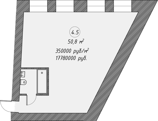 Купить квартиру в новостройках у метро Лиговский проспект в Санкт-Петербурге. Вариант № 7266826, 0, площадь -  квм, цена 17885000 рублей