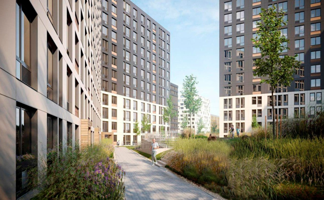 Купить однокомнатную квартиру в новостройках на улице Планерная в Санкт-Петербурге. Вариант № 66324, 5, площадь -  квм, цена 7568000 рублей