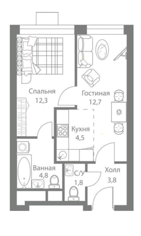 Купить квартиру в Москве. Вариант № 5563687, 0, площадь -  квм, цена 13990000 рублей