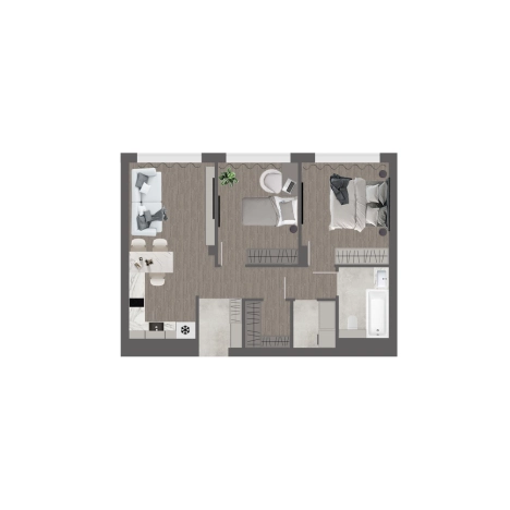 Купить двухкомнатную квартиру на улице Маковского в Владивостоке. Вариант № 4860027, 1, площадь -  квм, цена 17049550 рублей