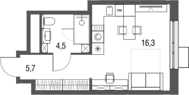 Купить квартиру на вторичке в ЖК Сиреневый парк в Москве. Вариант № 70163, 0, площадь - квм, цена 11542157 рублей