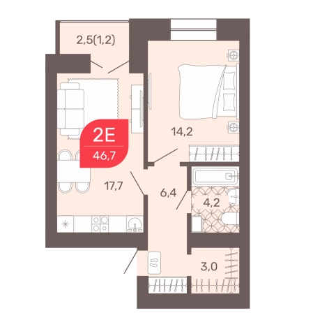 Купить квартиру в новостройках в Чите. Вариант № 9311214, 0, площадь -  квм, цена 7425300 рублей