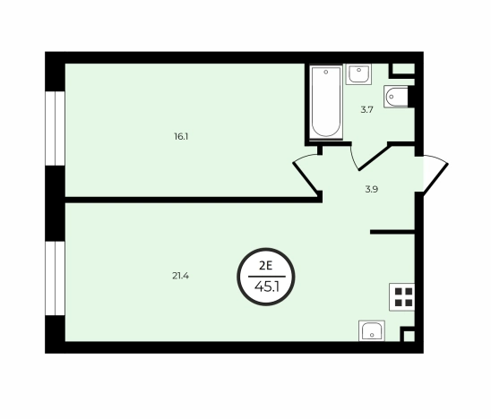 Купить квартиру в Москве. Вариант № 8008739, 0, площадь - квм, цена 21450000 рублей
