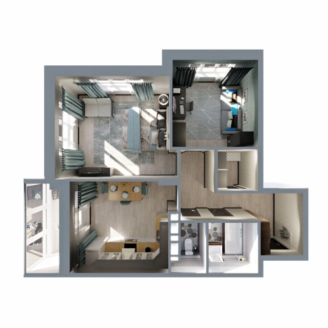 Купить квартиру в новостройках в ЖК "Чайковский" в Коврове. Вариант № 146291, 1, площадь -  квм, цена 5607144 рублей