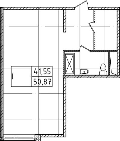 Купить Студию у метро Ладожская в Санкт-Петербурге. Вариант № 8993525, 0, площадь -  квм, цена 11281694 рублей