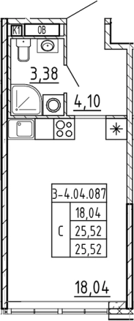 Купить Студию в ЖК AVANT в Санкт-Петербурге. Вариант № 4160394, 0, площадь -  квм, цена 23075276 рублей
