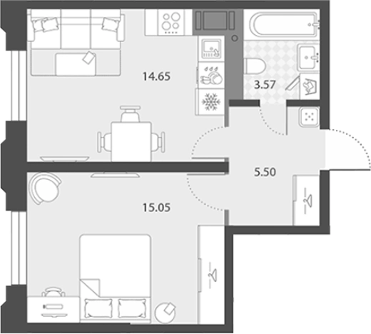Купить двухкомнатную квартиру в новостройках в ЖК Цивилизация на Неве в Санкт-Петербурге. Вариант № 7851433, 0, площадь -  квм, цена 12531006 рублей