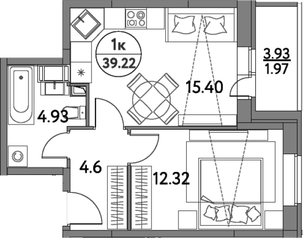 Купить двухкомнатную квартиру в Щёлкове. Вариант № 125570, 0, площадь -  квм, цена 7130600 рублей