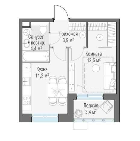 Купить квартиру в ЖК Новое Пушкино в Пушкине. Вариант № 165846, 0, площадь -  квм, цена 8530000 рублей