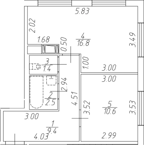 Купить двухкомнатную квартиру в новостройках на улице Варфоломеевская в Санкт-Петербурге. Вариант № 6230224, 0, площадь -  квм, цена 8109475 рублей