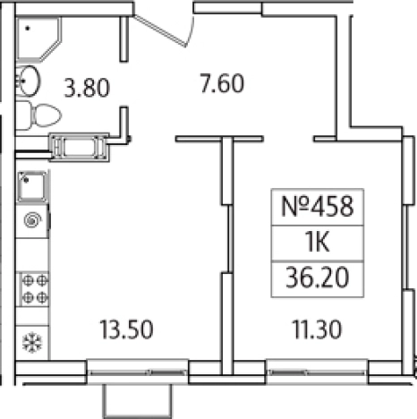 Купить квартиру в ЖК Видный Берег 2.0 в Московской области. Вариант № 129279, 0, площадь -  квм, цена 5699094 рублей