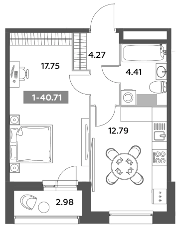 Купить двухкомнатную квартиру в новостройках у метро Звёздная в Санкт-Петербурге. Вариант № 6217197, 0, площадь -  квм, цена 13911387 рублей