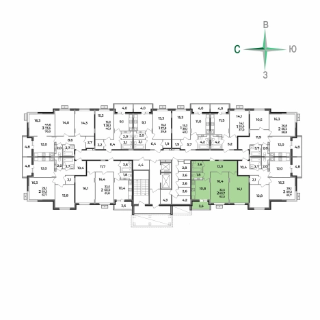 Купить квартиру в новостройках в ЖК Маршал в Коврове. Вариант № 2731697, 5, площадь -  квм, цена 6481250 рублей