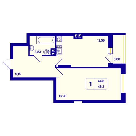 Купить квартиру в районе Кировский в Новосибирске. Вариант № 10056172, 0, площадь -  квм, цена 7200000 рублей