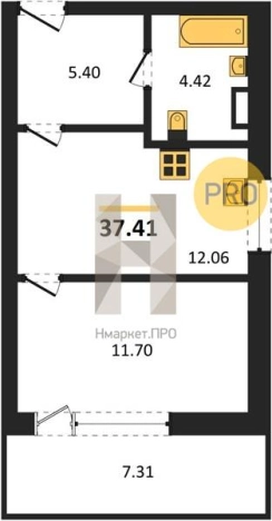 Купить квартиру в ЖК Гвардейский в Воронеже. Вариант № 156307, 0, площадь -  квм, цена 4713660 рублей