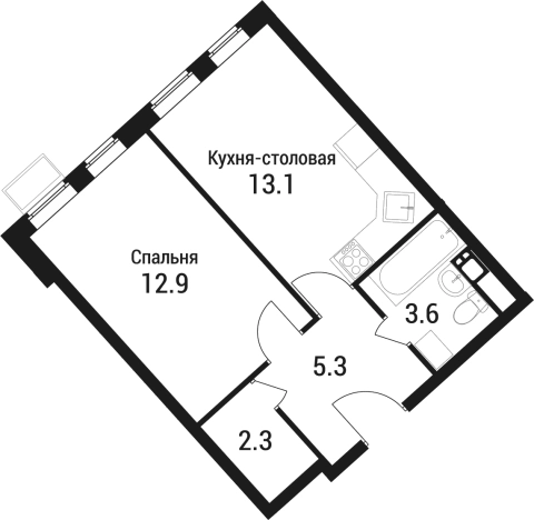 Купить квартиру в ЖК Дом в Малаховке в Московской области. Вариант № 131823, 0, площадь -  квм, цена 6859200 рублей