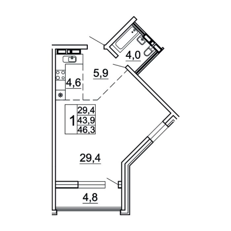 Купить квартиру в новостройках в ЖК Сингапур в Владивостоке. Вариант № 9416821, 0, площадь -  квм, цена 9445572 рублей