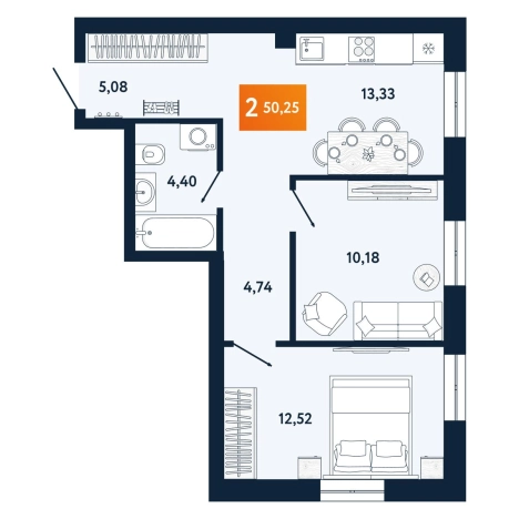 Купить двухкомнатную квартиру в Приморском крае. Вариант № 10269623, 0, площадь -  квм, цена 9490000 рублей