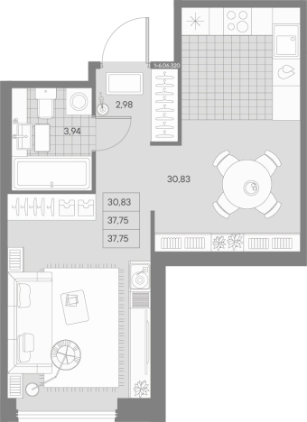 Купить Студию в ЖК AVANT в Санкт-Петербурге. Вариант № 4160709, 0, площадь -  квм, цена 27129095 рублей