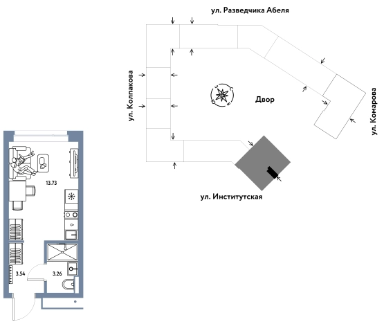 Купить квартиру на улице Мира в Мытищах. Вариант № 10493365, 0, площадь -  квм, цена 9893333 рублей