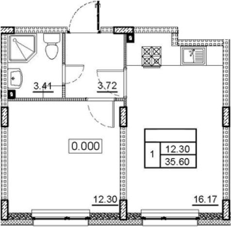 Купить двухкомнатную квартиру на улице Кутышева в Ленинградской области. Вариант № 4035048, 0, площадь -  квм, цена 4841600 рублей