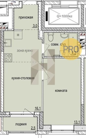 Купить однокомнатную квартиру в новостройках в ЖК Березовая роща в Ижевске. Вариант № 73873, 0, площадь -  квм, цена 3393000 рублей