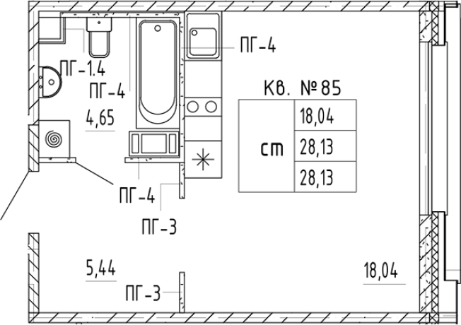 Купить Студию в ЖК PlUS Пулковский в Санкт-Петербурге. Вариант № 5587005, 0, площадь -  квм, цена 5929804 рублей