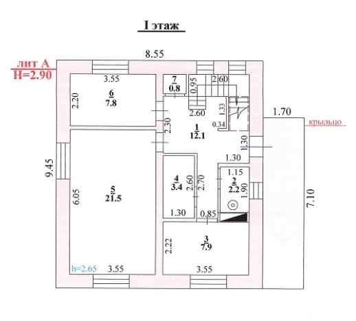 Купить дом в Липецкой области. Вариант № 8527581, 34, площадь -  квм, цена 2700000 рублей