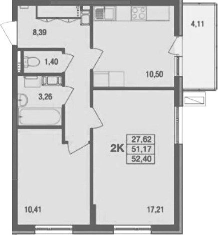 Купить квартиру в ЖК Десятка в Раменском. Вариант № 125563, 0, площадь - квм, цена 10358519 рублей