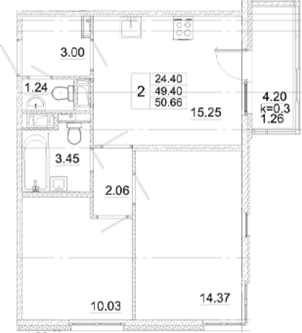 Купить трехкомнатную квартиру в ЖК Аэросити в Санкт-Петербурге. Вариант № 8999329, 0, площадь -  квм, цена 9118800 рублей