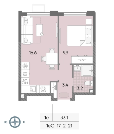 Купить однокомнатную квартиру в новостройках у метро Боровское шоссе в Москве. Вариант № 8116369, 0, площадь -  квм, цена 12903439 рублей