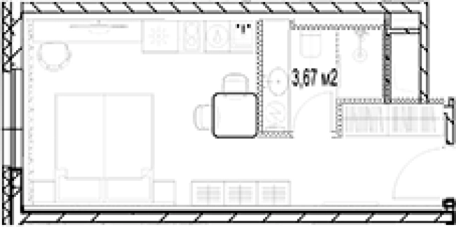 Купить Студию в ЖК SAAN в Санкт-Петербурге. Вариант № 9149155, 0, площадь -  квм, цена 8705760 рублей