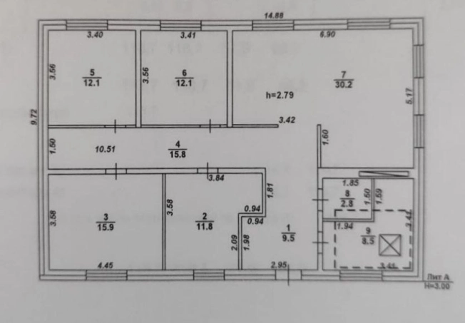 Купить дом в районе Советский в Воронеже. Вариант № 58431, 18, площадь -  квм, цена 8950000 рублей