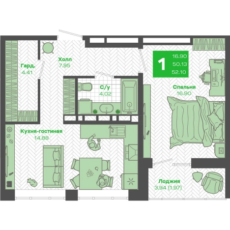 Купить однокомнатную квартиру на улице Весенняя в Приморском крае. Вариант № 6058848, 0, площадь -  квм, цена 9300000 рублей