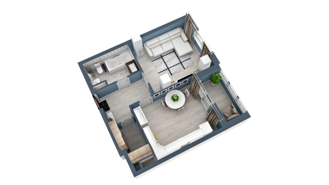 Купить квартиру в ЖК "Смоленская 3А" в смарт-квартале VERIZINO life в Владимире. Вариант № 949038, 1, площадь -  квм, цена 4238900 рублей