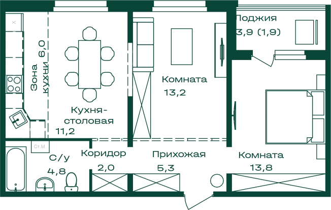 Купить квартиру в ЖК Первогорье в Республике Алтай. Вариант № 7242472, 0, площадь -  квм, цена 11349000 рублей