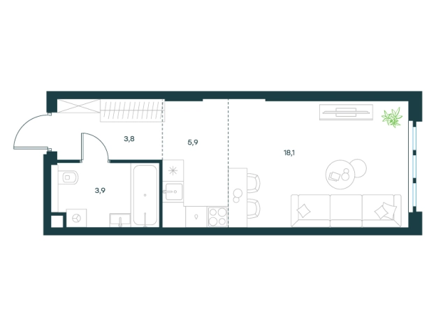 Купить квартиру в ЖК Level Южнопортовая в Москве. Вариант № 10986818, 0, площадь - квм, цена 23767206 рублей