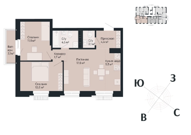 Купить квартиру в ЖК Клубный Дом "Резиденция" в Нижнем Новгороде. Вариант № 97679, 0, площадь -  квм, цена 16295871 рублей