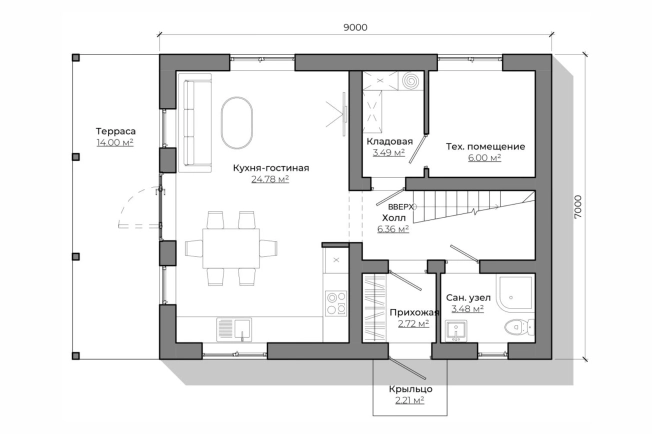 Купить дом в Судогде. Вариант № 20318, 2, площадь -  квм, цена 7750000 рублей