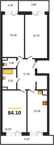 Купить квартиру в новостройках в ЖК Горизонт (Gorizont) (НОВОСИБИРСК) в Новосибирске. Вариант № 103248, 0, площадь -  квм, цена 10500000 рублей