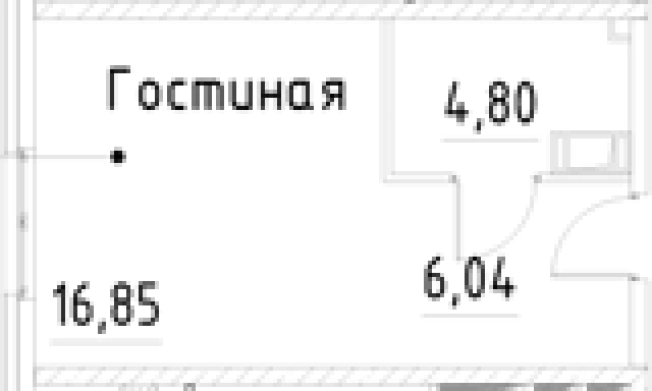 Купить Студию у метро Улица Дыбенко в Санкт-Петербурге. Вариант № 9327491, 0, площадь -  квм, цена 5806925 рублей