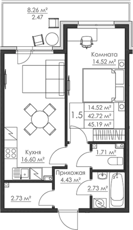 Купить двухкомнатную квартиру в ЖК Малая Финляндия в Ленинградской области. Вариант № 8339546, 0, площадь -  квм, цена 8990000 рублей