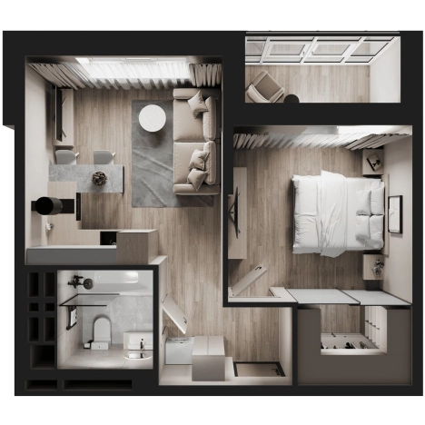 Купить квартиру в новостройках в ЖК Зелёный бульвар 2 в Владивостоке. Вариант № 10262865, 2, площадь -  квм, цена 8000000 рублей