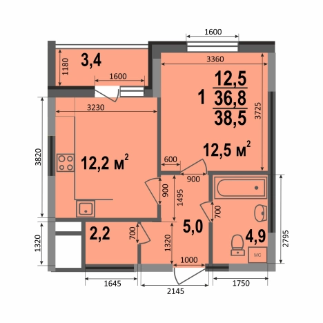 Купить квартиру в новостройках в ЖК "Смоленская 3Б" в смарт-квартале VERIZINO life в Владимире. Вариант № 145857, 0, площадь -  квм, цена 4315850 рублей