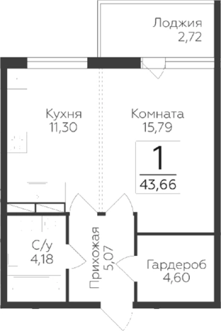 Купить однокомнатную квартиру в ЖК Финский квартал в Ленинградской области. Вариант № 9630399, 0, площадь -  квм, цена 6084894 рублей