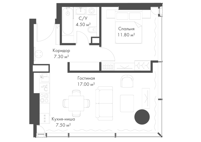 Купить квартиру в районе Беговой в Москве. Вариант № 161563, 0, площадь -  квм, цена 54405910 рублей