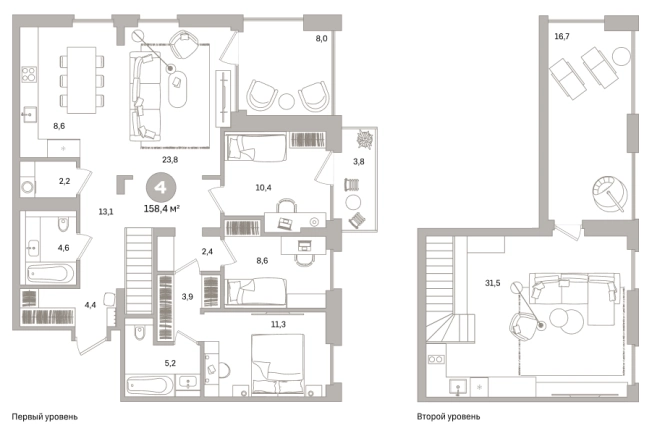 Купить многокомнатную квартиру в новостройках у метро Зенит в Санкт-Петербурге. Вариант № 7783524, 0, площадь -  квм, цена 60030000 рублей